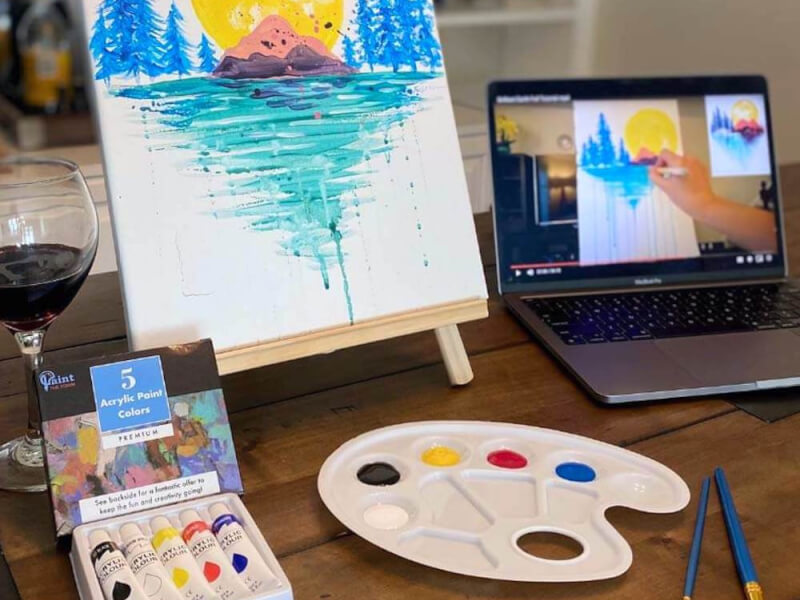 7 Reasons Why WFH Teams Should Try Virtual Paint Parties ClassBento